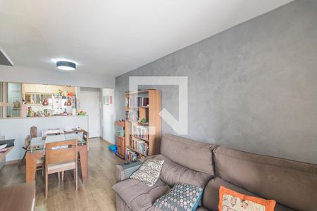 Sala de apartamento à venda com 3 quartos, 70m² em Vila Valparaíso, Santo André