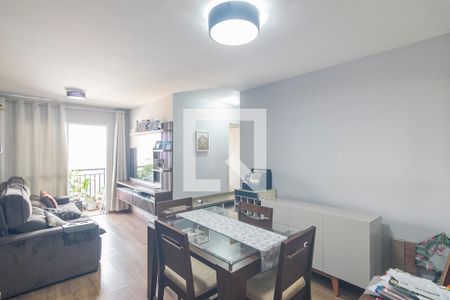 Sala de apartamento à venda com 3 quartos, 70m² em Vila Valparaíso, Santo André