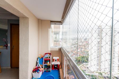 Varanda da Sala de apartamento à venda com 3 quartos, 100m² em Campestre, Santo André