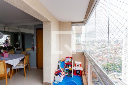 Varanda da Sala de apartamento à venda com 3 quartos, 100m² em Campestre, Santo André