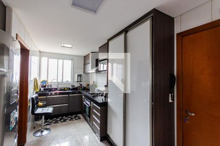 Cozinha de apartamento para alugar com 3 quartos, 100m² em Campestre, Santo André