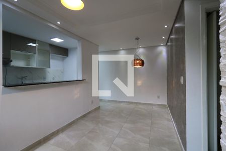 Sala de apartamento para alugar com 2 quartos, 46m² em Vila Homero Thon, Santo André