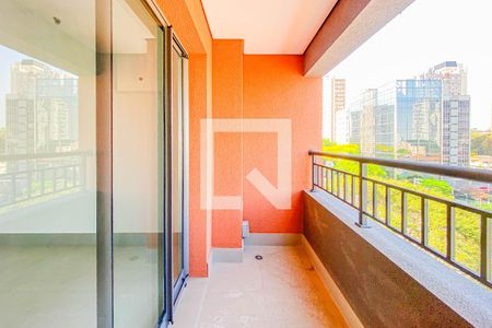 Varanda de apartamento à venda com 1 quarto, 27m² em Santo Amaro, São Paulo