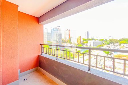 Varanda de apartamento à venda com 1 quarto, 27m² em Santo Amaro, São Paulo