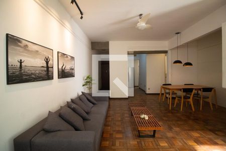 Sala/Sala de jantar de apartamento para alugar com 2 quartos, 76m² em Copacabana, Rio de Janeiro