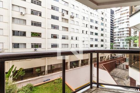 Varanda de apartamento à venda com 1 quarto, 46m² em Jardins, São Paulo