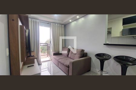 Sala de apartamento para alugar com 2 quartos, 50m² em Vila Homero Thon, Santo André