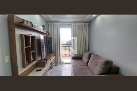 Sala de apartamento para alugar com 2 quartos, 50m² em Vila Homero Thon, Santo André