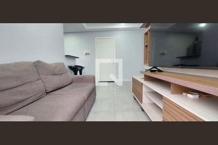 Sala de apartamento à venda com 2 quartos, 50m² em Vila Homero Thon, Santo André