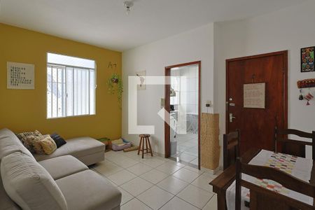 Sala de apartamento à venda com 2 quartos, 57m² em Bairro da Glória, Contagem