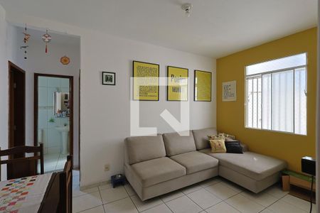 Sala de apartamento à venda com 2 quartos, 57m² em Bairro da Glória, Contagem