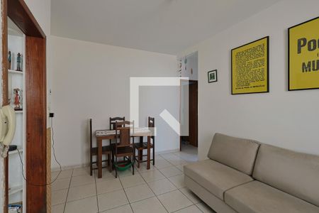 Sala de apartamento à venda com 2 quartos, 57m² em Bairro da Glória, Contagem