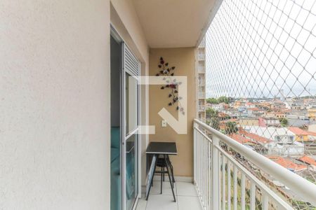 Varanda da Sala/Cozinha de apartamento à venda com 1 quarto, 37m² em Vila Ema, São Paulo