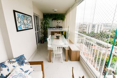 Varanda da Sala de apartamento à venda com 3 quartos, 125m² em Jardim Vazani, São Paulo