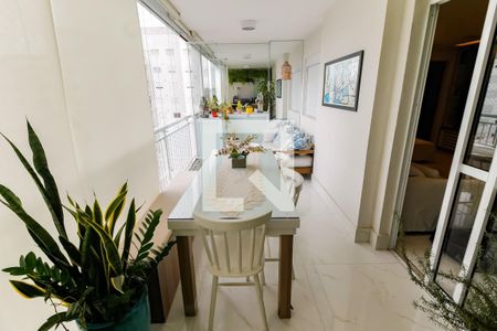 Varanda da Sala de apartamento à venda com 3 quartos, 125m² em Jardim Vazani, São Paulo