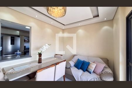 Sala de apartamento para alugar com 2 quartos, 54m² em Vila Assuncao, Praia Grande