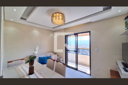 Sala de apartamento para alugar com 2 quartos, 54m² em Vila Assuncao, Praia Grande