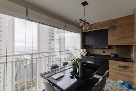 Varanda Gourmet de apartamento à venda com 3 quartos, 86m² em Vila Augusta, Guarulhos