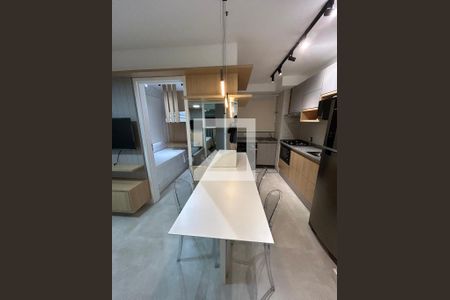 Cozinha de apartamento para alugar com 2 quartos, 32m² em Barra Funda, São Paulo