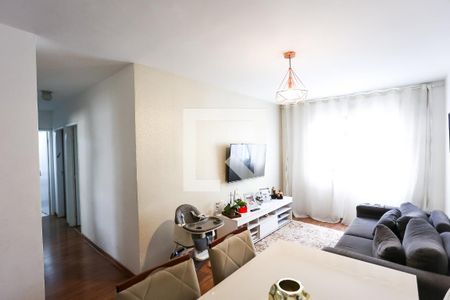 Sala de apartamento à venda com 2 quartos, 70m² em Jardim Monte Alegre, Taboão da Serra