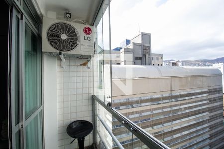 Varanda da Sala de apartamento à venda com 1 quarto, 50m² em Funcionários, Belo Horizonte