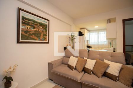 Sala de apartamento para alugar com 1 quarto, 45m² em Setor Habitacional Vicente Pires, Brasília