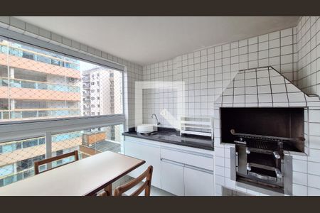 Varanda gourmet de apartamento para alugar com 2 quartos, 78m² em Vila Tupi, Praia Grande