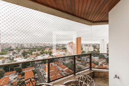 Varanda da Sala de apartamento à venda com 3 quartos, 216m² em Campo Belo, São Paulo