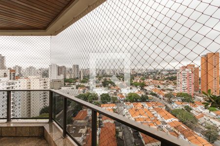 Varanda da Sala de apartamento à venda com 3 quartos, 216m² em Campo Belo, São Paulo