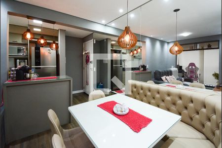 Sala de apartamento à venda com 2 quartos, 52m² em Jardim Olavo Bilac, São Bernardo do Campo