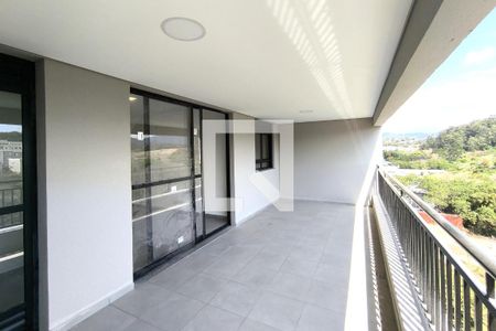 Sala - Varanda de apartamento para alugar com 3 quartos, 104m² em Recanto Quarto Centenario, Jundiaí