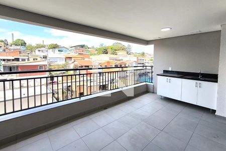 Varanda da Sala de apartamento para alugar com 3 quartos, 91m² em Recanto Quarto Centenario, Jundiaí