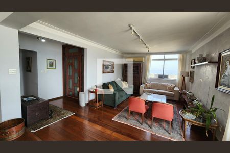 Sala de apartamento para alugar com 4 quartos, 190m² em José Menino, Santos