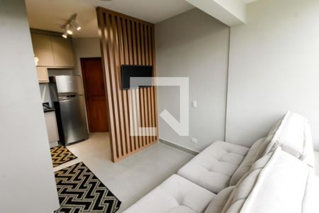 Sala de kitnet/studio para alugar com 1 quarto, 44m² em Paraíso do Morumbi, São Paulo