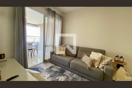 Sala de apartamento à venda com 2 quartos, 74m² em Caiçaras, Belo Horizonte