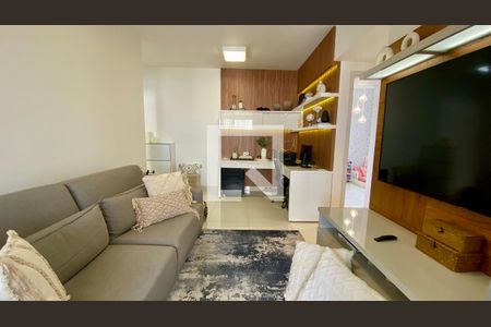 Sala de apartamento à venda com 2 quartos, 74m² em Caiçaras, Belo Horizonte