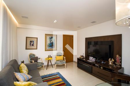 Sala de apartamento à venda com 2 quartos, 78m² em Lourdes, Belo Horizonte