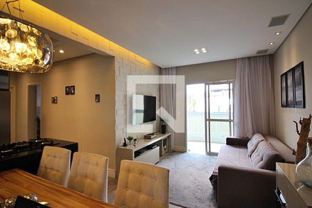 Sala  de apartamento à venda com 3 quartos, 79m² em Rudge Ramos, São Bernardo do Campo