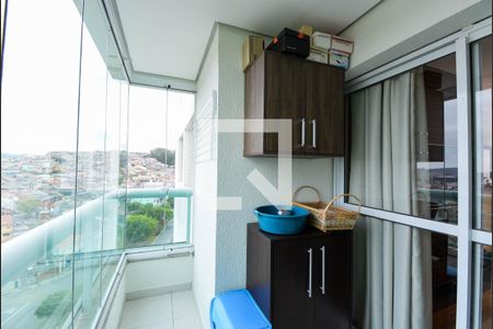 Varanda da Sala de apartamento à venda com 3 quartos, 81m² em Jardim Las Vegas, Guarulhos