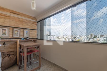 Varanda - Sala de apartamento à venda com 3 quartos, 147m² em Castelo, Belo Horizonte