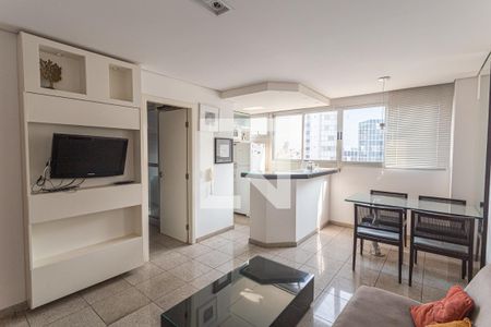 Sala de apartamento à venda com 1 quarto, 50m² em Luxemburgo, Belo Horizonte