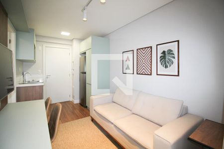 Sala de apartamento para alugar com 1 quarto, 28m² em Vila Nova Conceição, São Paulo