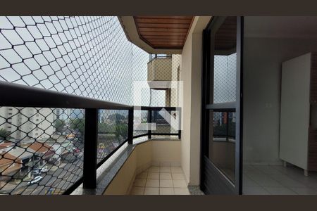 Varanda da Sala de apartamento à venda com 3 quartos, 104m² em Vila Gilda, Santo André