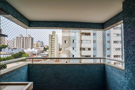 Varanda da Sala de apartamento para alugar com 2 quartos, 60m² em Vila Valparaíso, Santo André