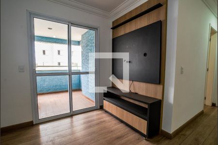 Sala de apartamento para alugar com 2 quartos, 60m² em Vila Valparaíso, Santo André