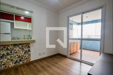 Sala de apartamento para alugar com 2 quartos, 60m² em Vila Valparaíso, Santo André