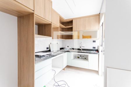 Sala e Cozinha de apartamento à venda com 2 quartos, 50m² em Vila Curuçá, Santo André