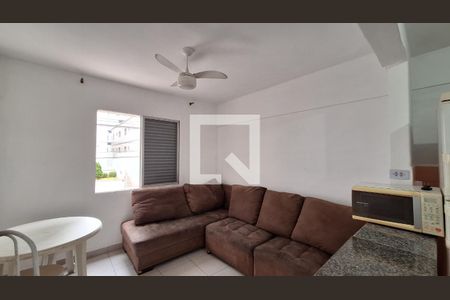 Sala de apartamento para alugar com 1 quarto, 51m² em Ocian, Praia Grande