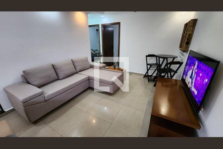 Sala de apartamento para alugar com 2 quartos, 80m² em Boqueirão, Santos