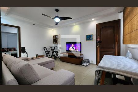 Sala de apartamento para alugar com 2 quartos, 80m² em Boqueirão, Santos